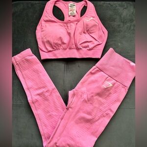 Gymshark Pink Workout Set
